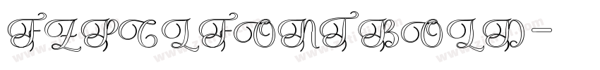 FZPCLFONT BOLD字体转换